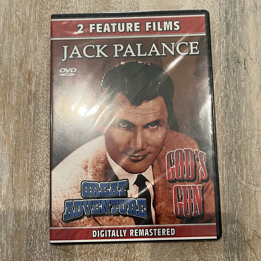 NEW Jack Palance Double Feature - Great Adventure - God’s Gun - DVD